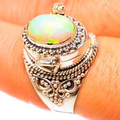 Ethiopian Opal Rings handcrafted by Ana Silver Co - RING117816