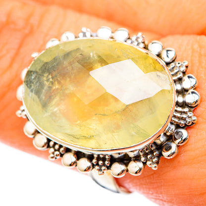 Prehnite Rings handcrafted by Ana Silver Co - RING117825