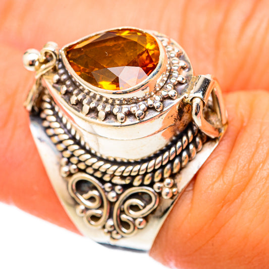 Mandarin Citrine Rings handcrafted by Ana Silver Co - RING117827