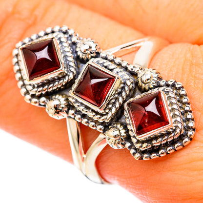 Garnet Rings handcrafted by Ana Silver Co - RING117831