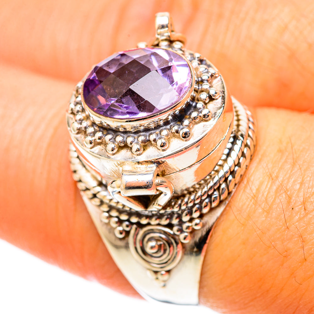 Amethyst Rings handcrafted by Ana Silver Co - RING117832