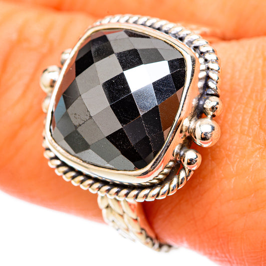 Hematite Rings handcrafted by Ana Silver Co - RING117841
