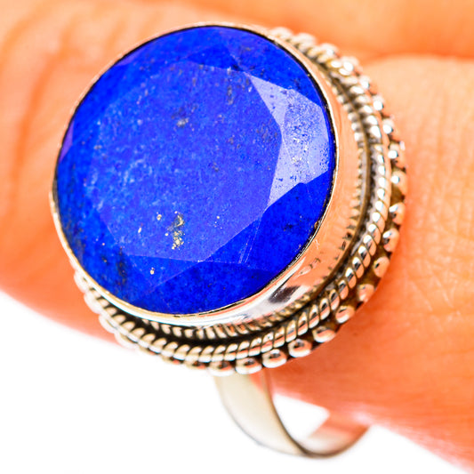 Lapis Lazuli Rings handcrafted by Ana Silver Co - RING117848