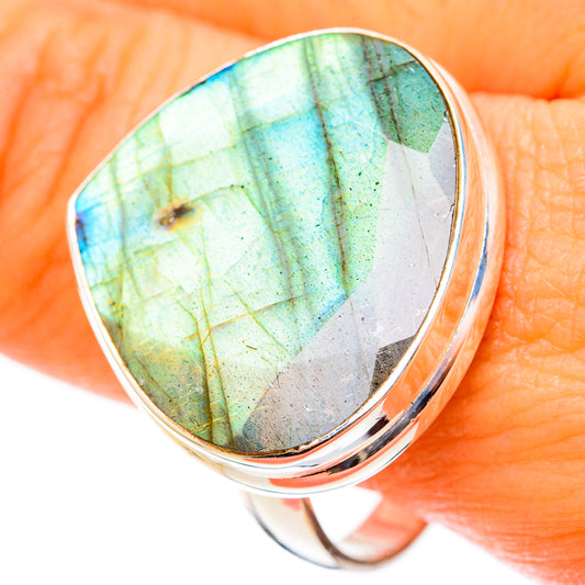 Labradorite Rings handcrafted by Ana Silver Co - RING117858