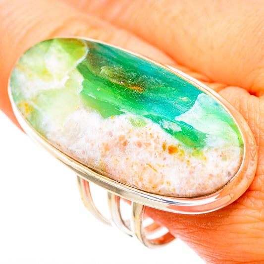 Peruvian Opal Rings handcrafted by Ana Silver Co - RING117860