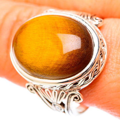 Tiger Eye Rings handcrafted by Ana Silver Co - RING117862