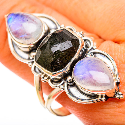 Tourmalinated Quartz Rings handcrafted by Ana Silver Co - RING117869