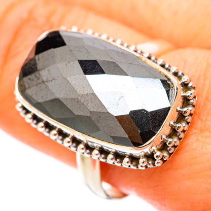 Hematite Rings handcrafted by Ana Silver Co - RING117878