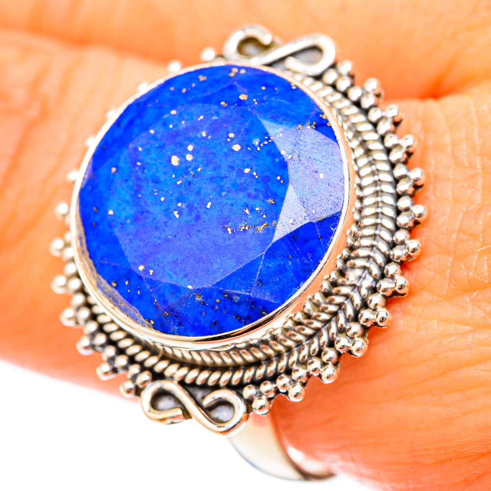 Lapis Lazuli Rings handcrafted by Ana Silver Co - RING117881