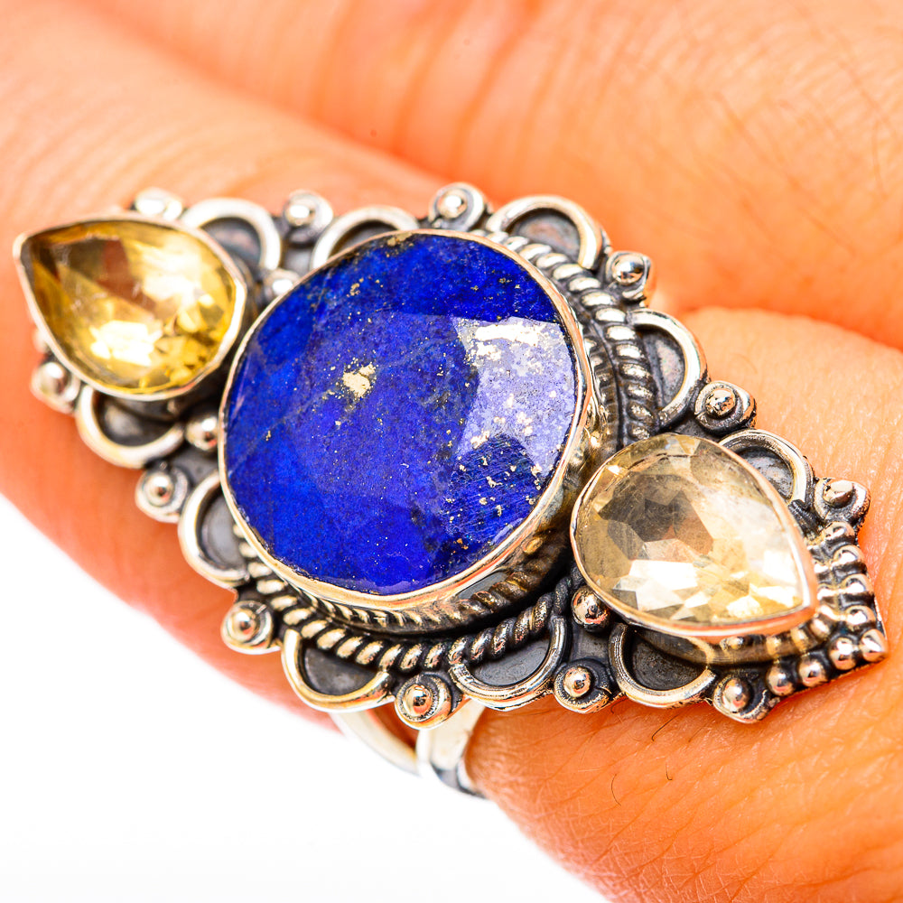 Lapis Lazuli Rings handcrafted by Ana Silver Co - RING117917