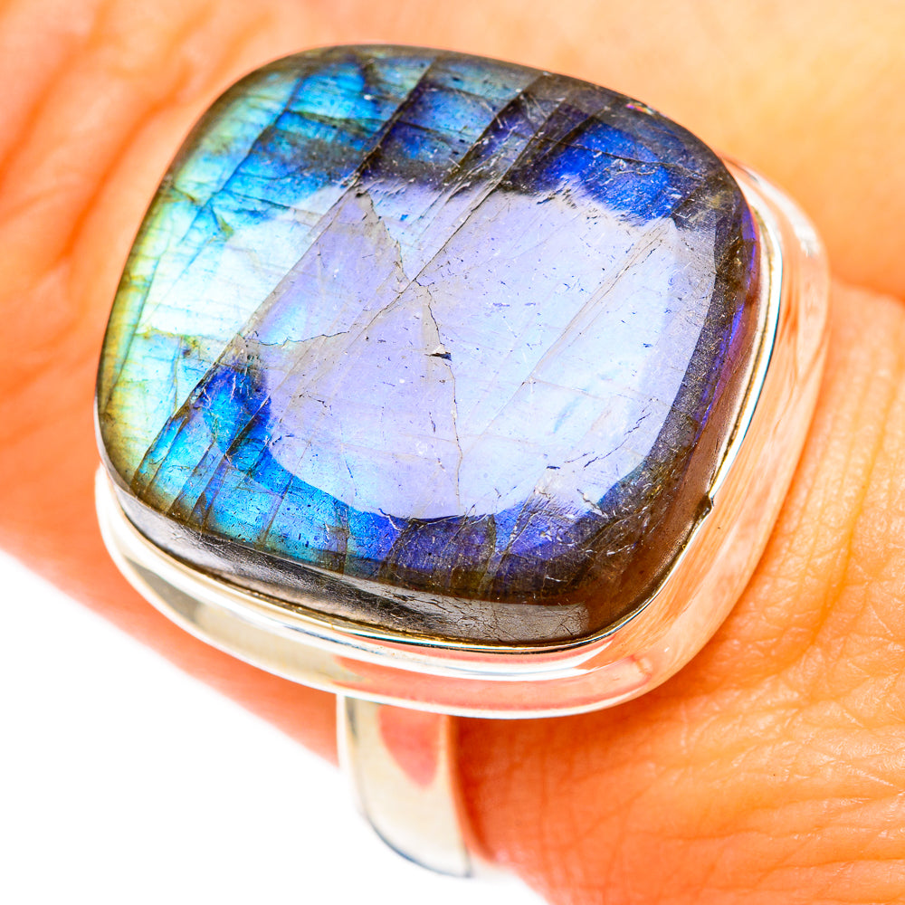Labradorite Rings handcrafted by Ana Silver Co - RING117918
