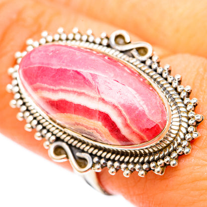 Rhodochrosite Rings handcrafted by Ana Silver Co - RING117923