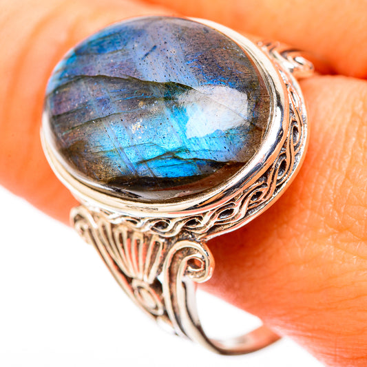 Labradorite Rings handcrafted by Ana Silver Co - RING117944
