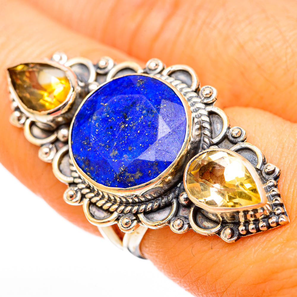 Lapis Lazuli Rings handcrafted by Ana Silver Co - RING117946