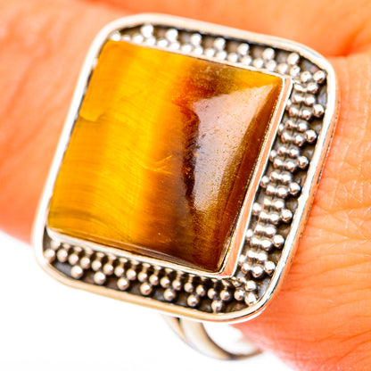 Tiger Eye Rings handcrafted by Ana Silver Co - RING117948