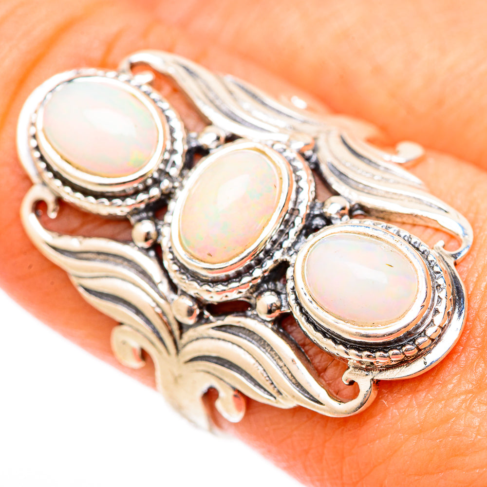 Ethiopian Opal Rings handcrafted by Ana Silver Co - RING117967