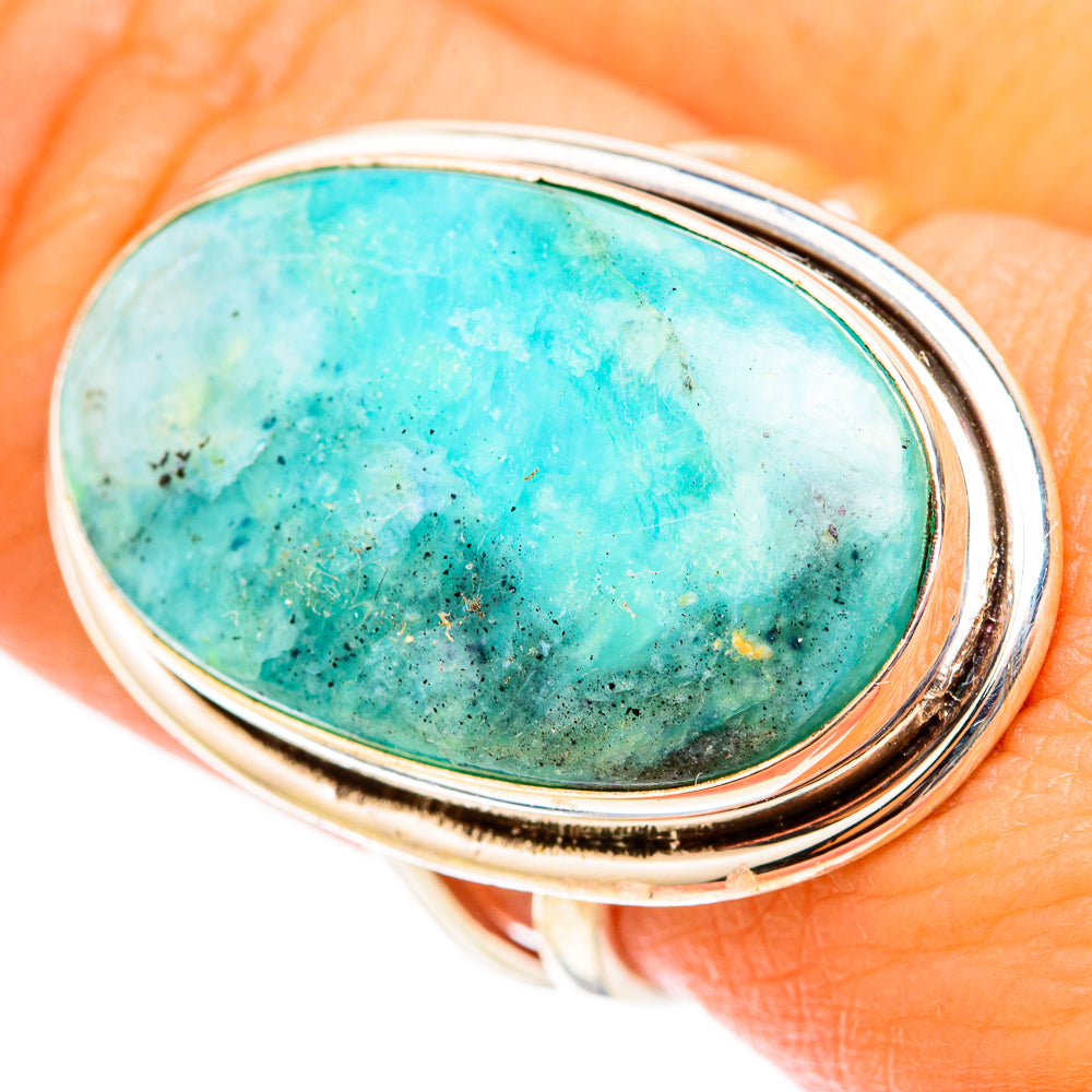 Peruvian Opal Rings handcrafted by Ana Silver Co - RING117969