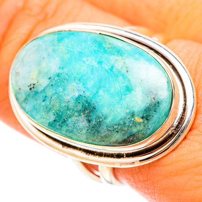 Peruvian Opal Rings handcrafted by Ana Silver Co - RING117969