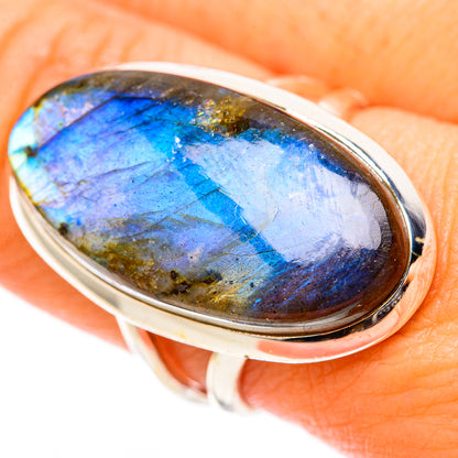 Labradorite Rings handcrafted by Ana Silver Co - RING117971