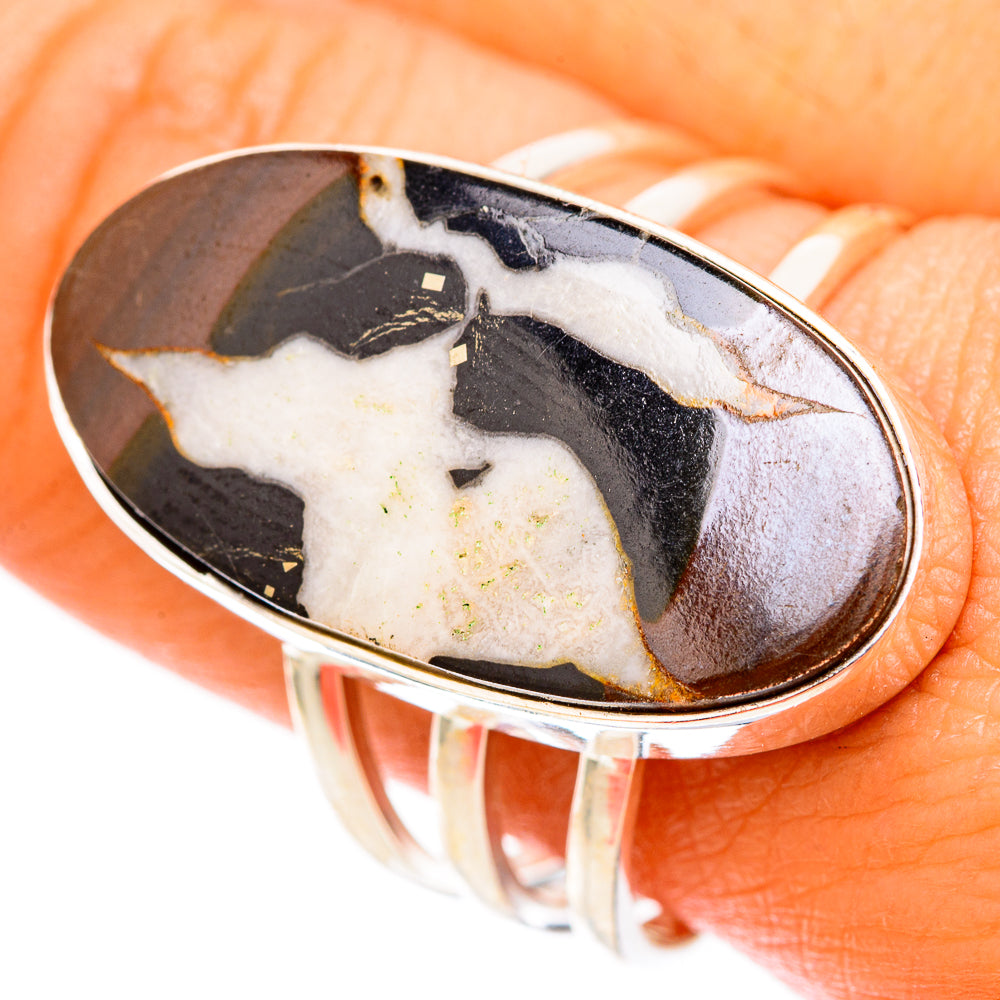 Peanut Wood Jasper Rings handcrafted by Ana Silver Co - RING117973