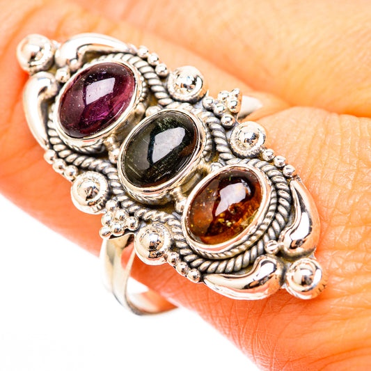 Tourmaline Rings handcrafted by Ana Silver Co - RING117989