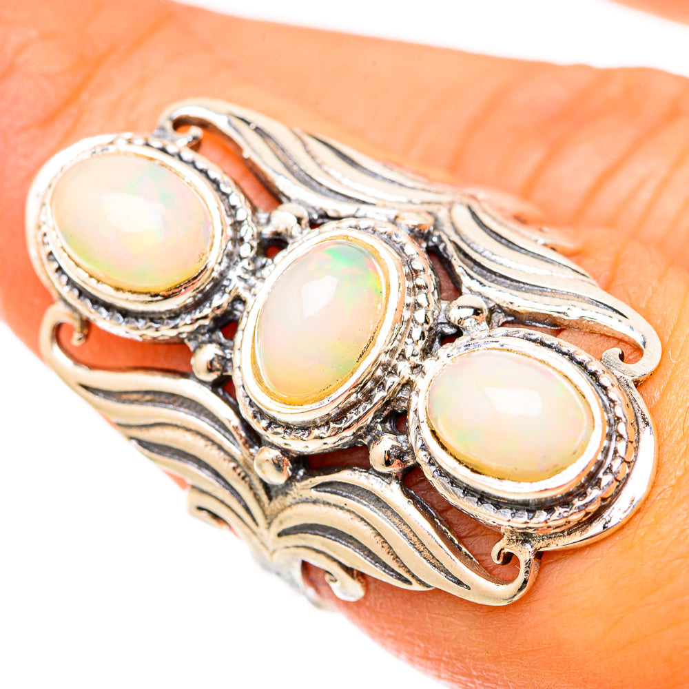 Ethiopian Opal Rings handcrafted by Ana Silver Co - RING117990