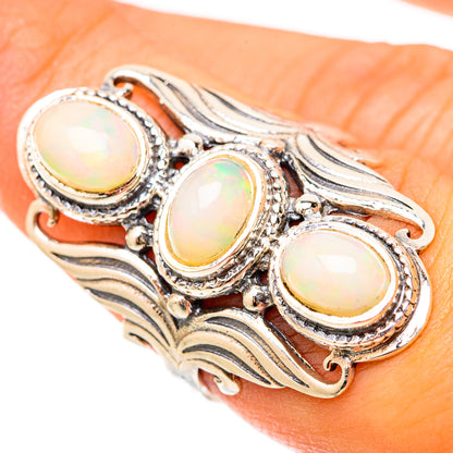 Ethiopian Opal Rings handcrafted by Ana Silver Co - RING117990