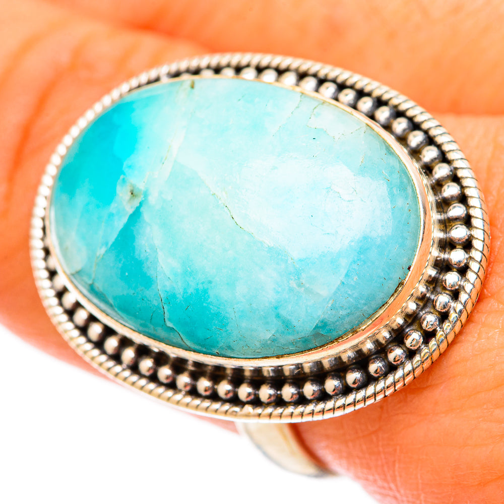 Peruvian Opal Rings handcrafted by Ana Silver Co - RING117992
