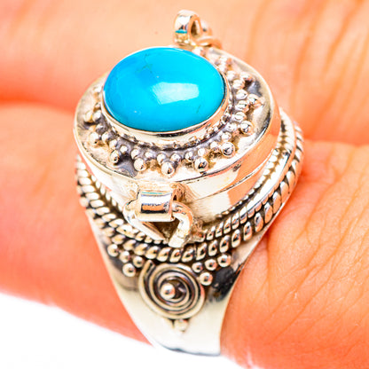 Sleeping Beauty Turquoise Rings handcrafted by Ana Silver Co - RING117999