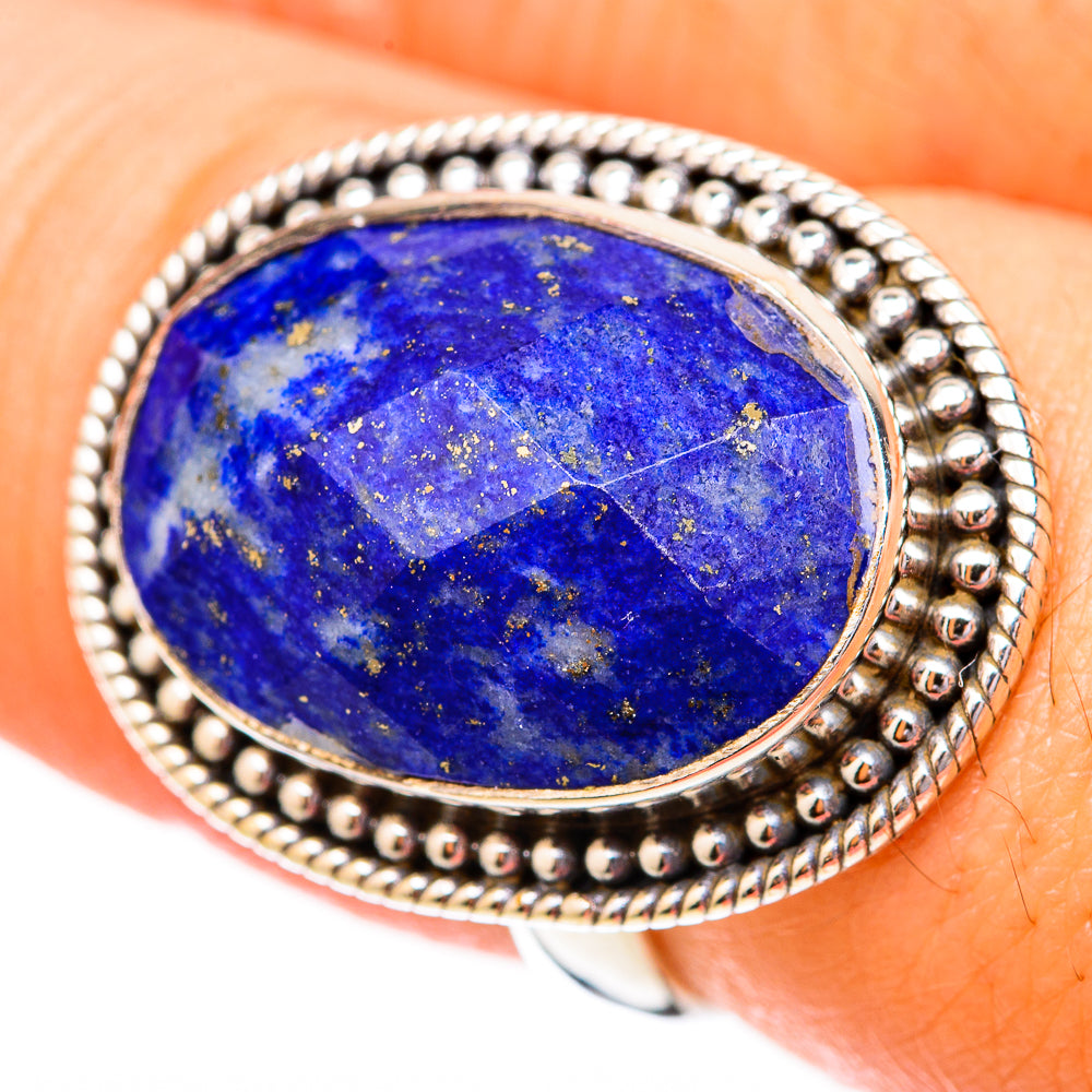 Lapis Lazuli Rings handcrafted by Ana Silver Co - RING118002