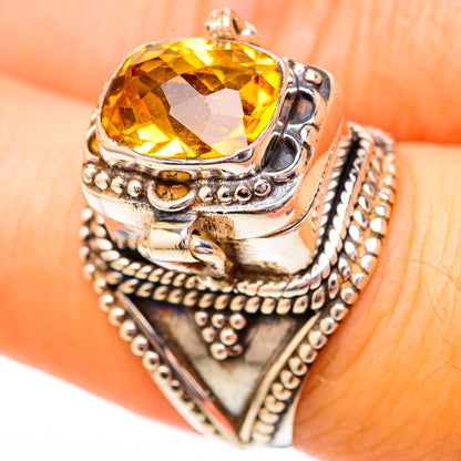 Citrine Rings handcrafted by Ana Silver Co - RING118007