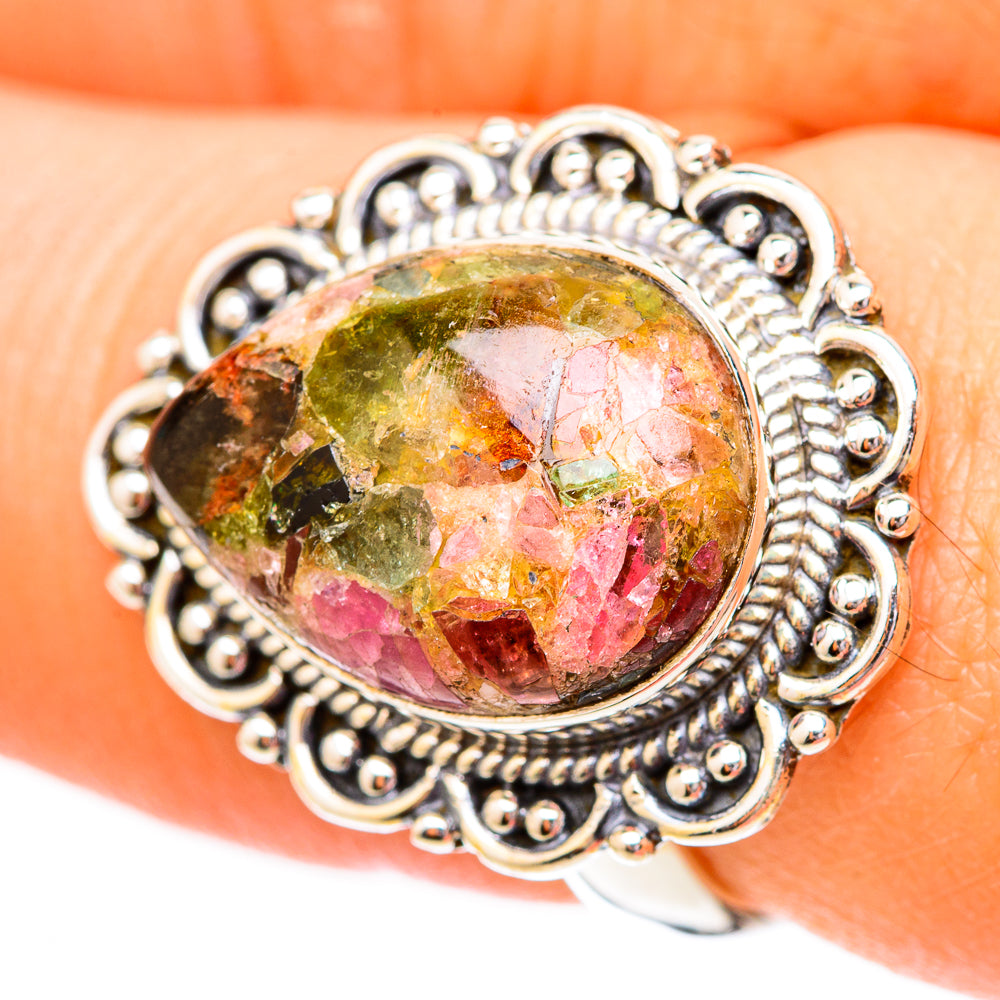 Tourmaline Rings handcrafted by Ana Silver Co - RING118008