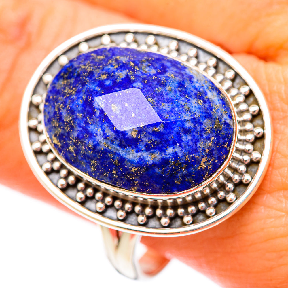 Lapis Lazuli Rings handcrafted by Ana Silver Co - RING118024