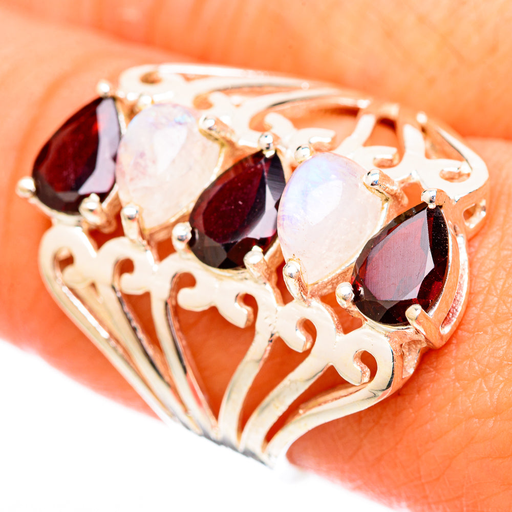 Garnet Rings handcrafted by Ana Silver Co - RING118034