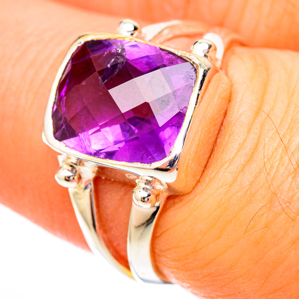Amethyst Rings handcrafted by Ana Silver Co - RING118036