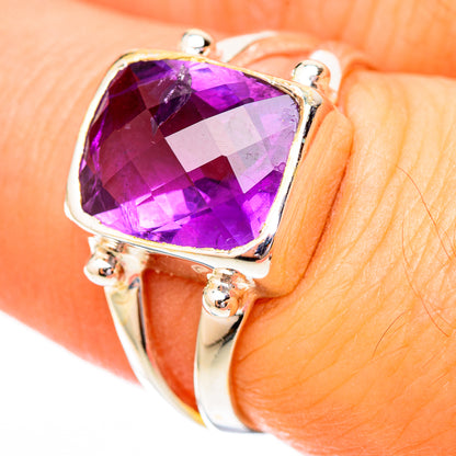 Amethyst Rings handcrafted by Ana Silver Co - RING118036