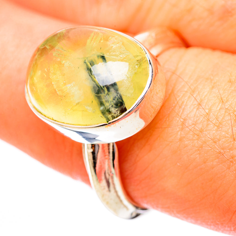 Prehnite Rings handcrafted by Ana Silver Co - RING118047