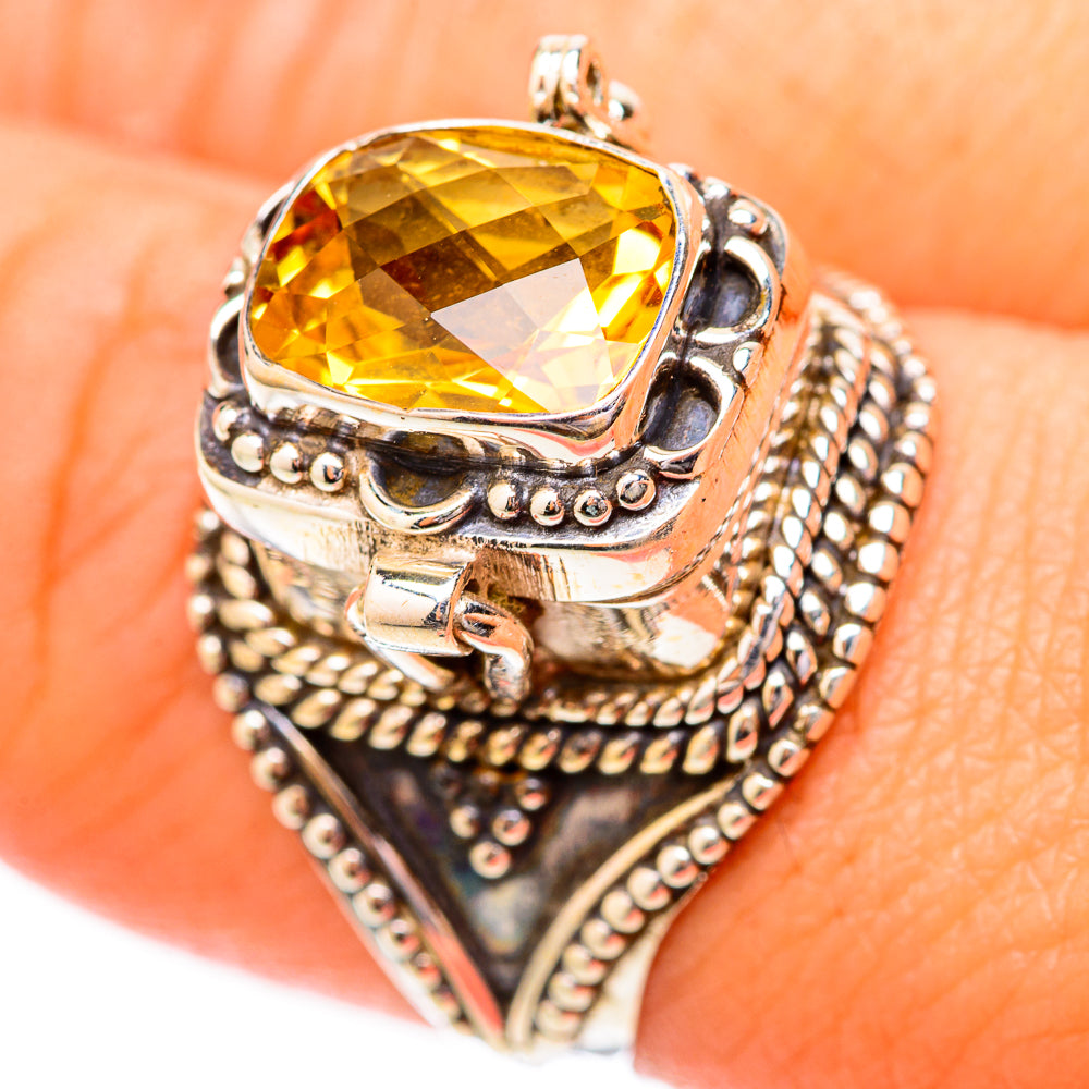 Citrine Rings handcrafted by Ana Silver Co - RING118050