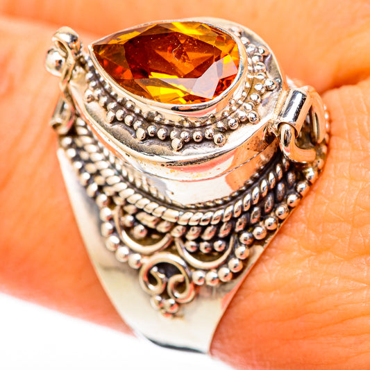 Mandarin Citrine Rings handcrafted by Ana Silver Co - RING118051