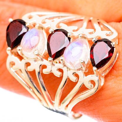 Garnet Rings handcrafted by Ana Silver Co - RING118054