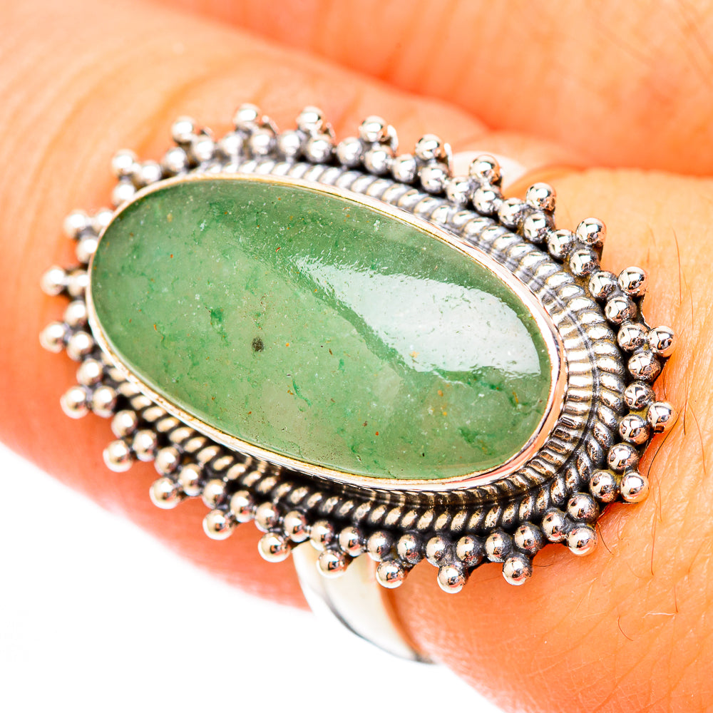 Prehnite Rings handcrafted by Ana Silver Co - RING118068