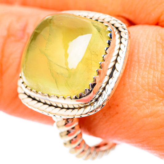 Prehnite Rings handcrafted by Ana Silver Co - RING118070