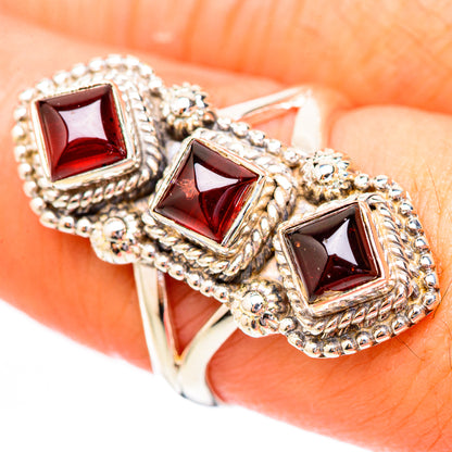 Garnet Rings handcrafted by Ana Silver Co - RING118073