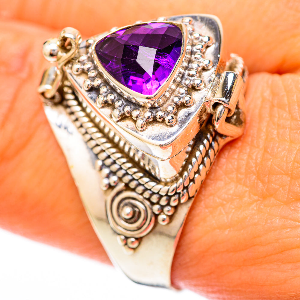 Amethyst Rings handcrafted by Ana Silver Co - RING118077