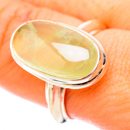 Prehnite Rings handcrafted by Ana Silver Co - RING118087