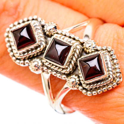 Garnet Rings handcrafted by Ana Silver Co - RING118093