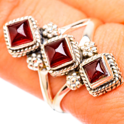 Garnet Rings handcrafted by Ana Silver Co - RING118095