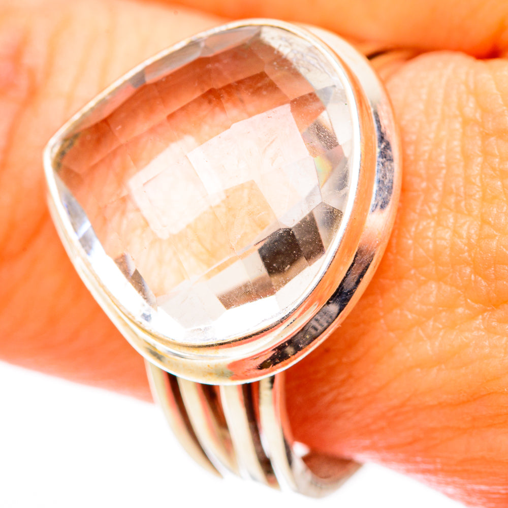 White Quartz Rings handcrafted by Ana Silver Co - RING118101