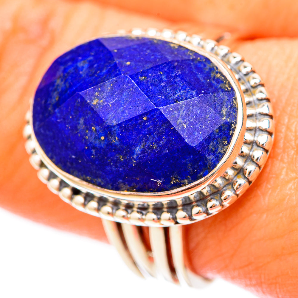 Lapis Lazuli Rings handcrafted by Ana Silver Co - RING118107