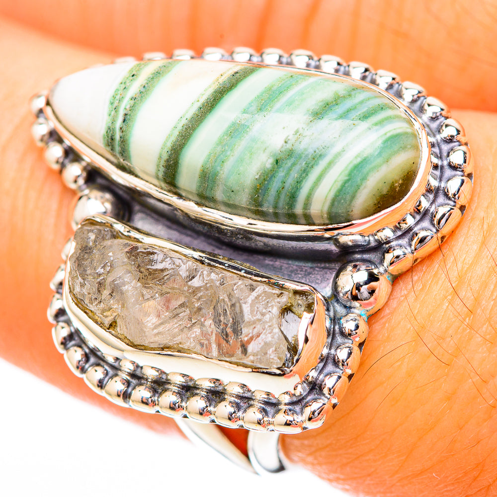 Ocean Jasper Rings handcrafted by Ana Silver Co - RING118113